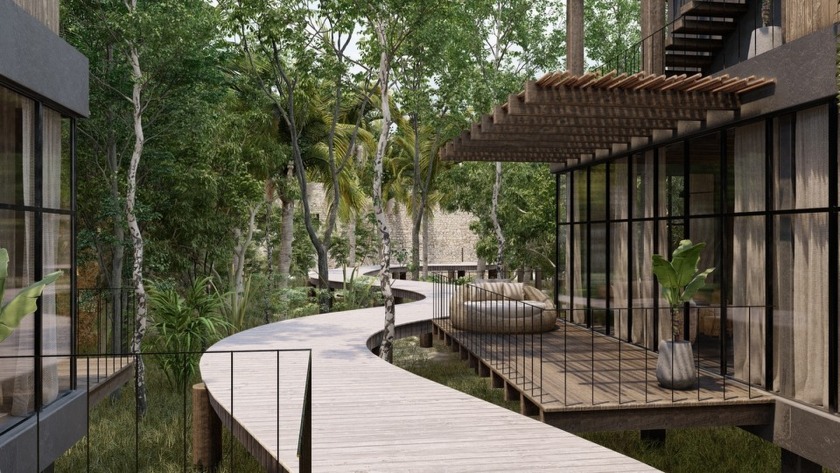 Walking through this stunning architecture,
with its intricate - Beach Home for sale in Tulum,  on Beachhouse.com