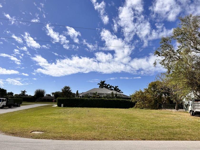 Build your dream home on this corner lot situated with a Western - Beach Lot for sale in Marco Island, Florida on Beachhouse.com