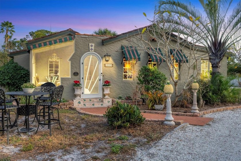 Rare opportunity to own a historic 1924 Mediterranean Revival - Beach Home for sale in Nokomis, Florida on Beachhouse.com