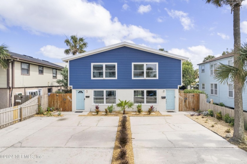 This coastal style duplex sits just a block and a half from our - Beach Townhome/Townhouse for sale in Neptune Beach, Florida on Beachhouse.com