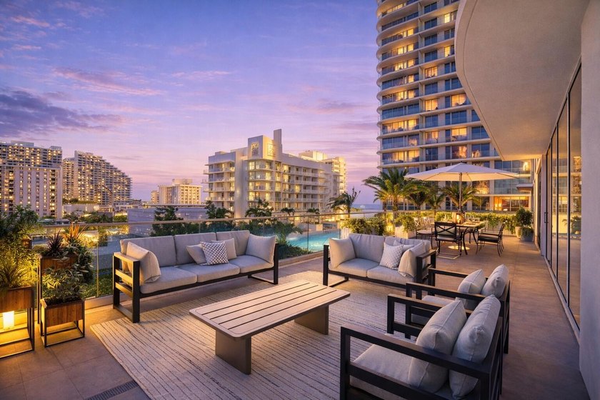 2 bed, 3 bath oceanfront residence with rare oversized 1,300 - Beach Condo for sale in Fort Lauderdale, Florida on Beachhouse.com