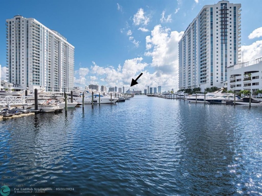 Slip in Marina Palms marina located at almost corner location - Beach Other for sale in North Miami Beach, Florida on Beachhouse.com