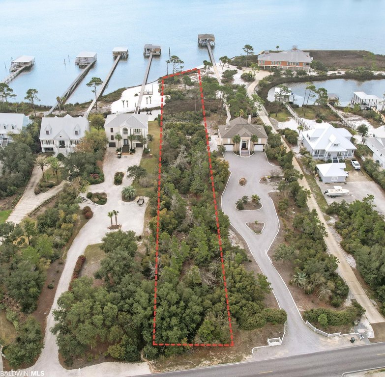 82.59' of high dune Old River water frontage, located on Ono - Beach Lot for sale in Orange Beach, Alabama on Beachhouse.com