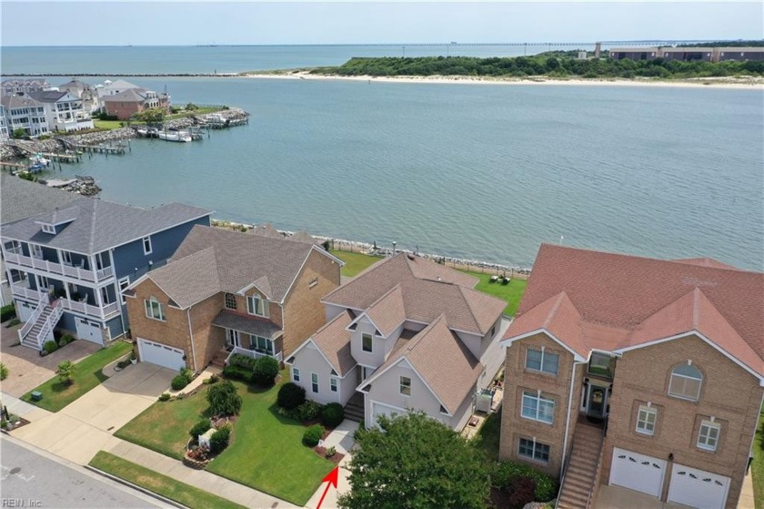 Rare waterfront home that sits high above Little Creek Inlet and - Beach Home for sale in Norfolk, Virginia on Beachhouse.com