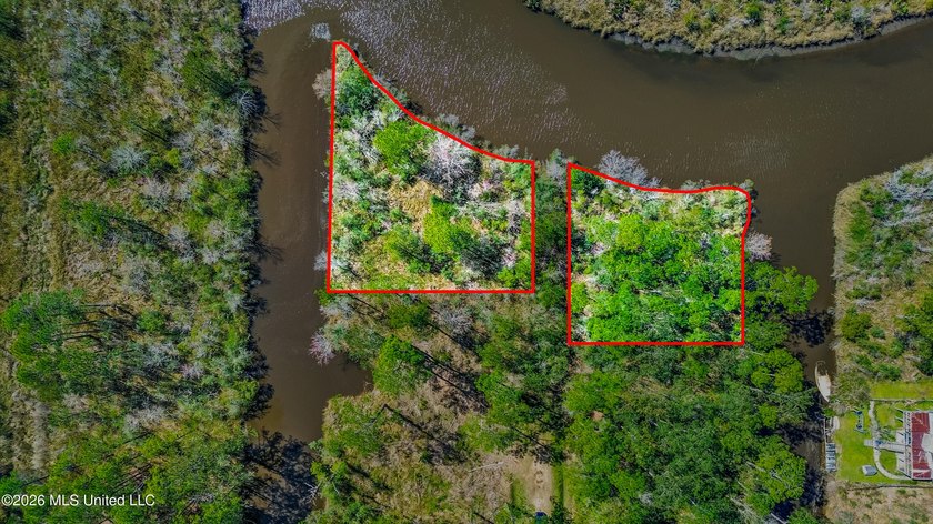 Two unique waterfront parcels tucked at the end of 4th Street in - Beach Lot for sale in Bay Saint Louis, Mississippi on Beachhouse.com