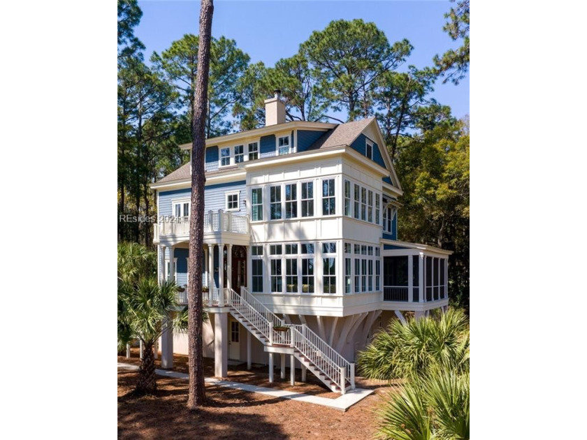 Here is your chance to own a fabulous 3 story elevated beach - Beach Home for sale in Daufuskie Island, South Carolina on Beachhouse.com