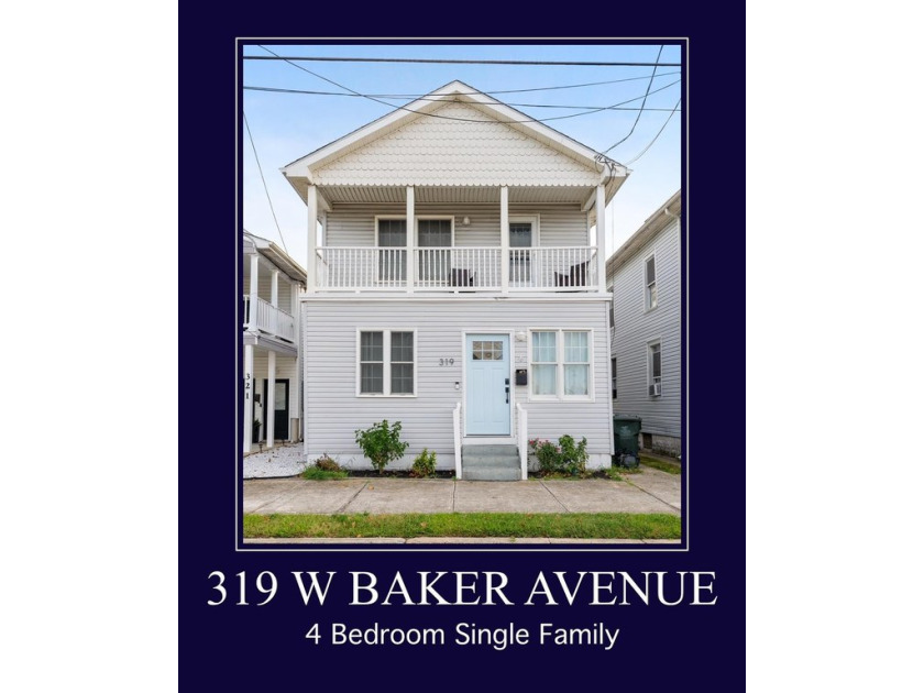 Amazing Opportunity to own a 4 Bedroom Single Family Home for - Beach Home for sale in Wildwood, New Jersey on Beachhouse.com