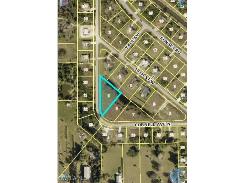 HUGE LAKEFRONT LOT WHICH INCLUDES PART OF THE LAKE *** THE LOT - Beach Lot for sale in Lehigh Acres, Florida on Beachhouse.com