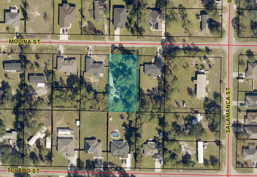 This half acre lot in Navarre 2nd Addition is partially cleared - Beach Lot for sale in Navarre, Florida on Beachhouse.com