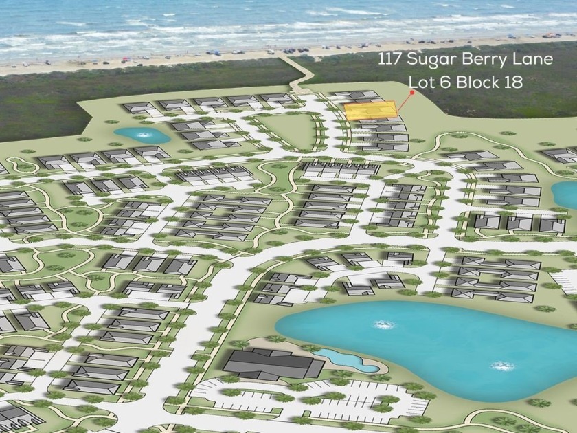 Lot 6, Block 18 on Sugar Berry Lane presents a fantastic - Beach Lot for sale in Port Aransas, Texas on Beachhouse.com