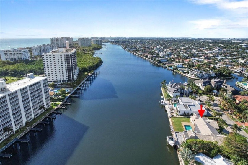 Create your dream home on this expansive, direct Intracoastal - Beach Home for sale in Boca Raton, Florida on Beachhouse.com