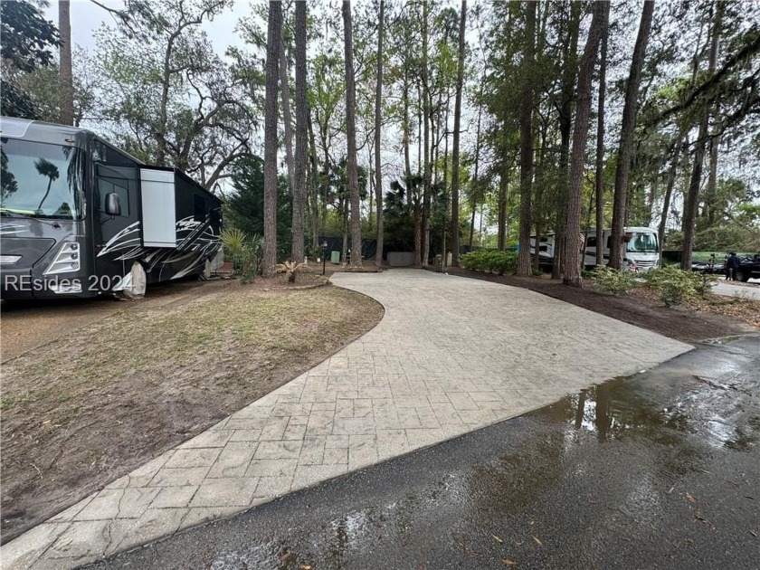 PRICED TO SELL!!  LAKE VIEW RV Lot #327 has a large stamped - Beach Lot for sale in Hilton Head Island, South Carolina on Beachhouse.com