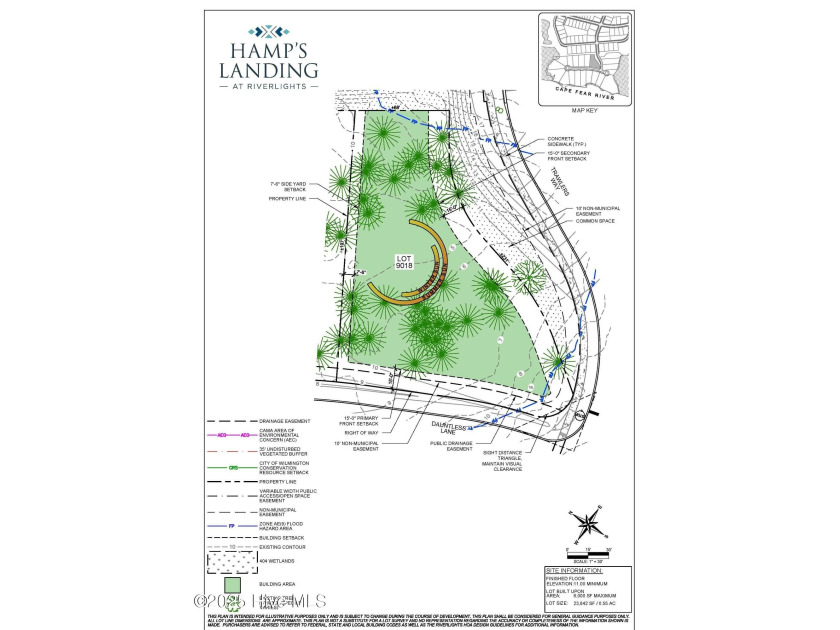 Rare opportunity - large homesite with sneak views of the Cape - Beach Lot for sale in Wilmington, North Carolina on Beachhouse.com