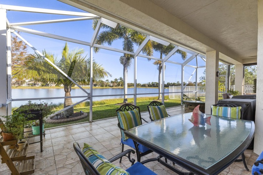 Enjoy waterfront views of the Heritage Oaks main lake, from the - Beach Home for sale in Port Saint Lucie, Florida on Beachhouse.com