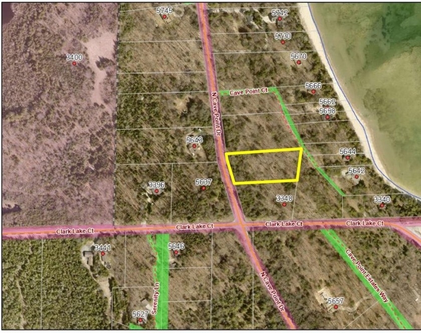 An approximate 1.26 acre INLAND parcel just north of the corner - Beach Lot for sale in Jacksonport, Wisconsin on Beachhouse.com