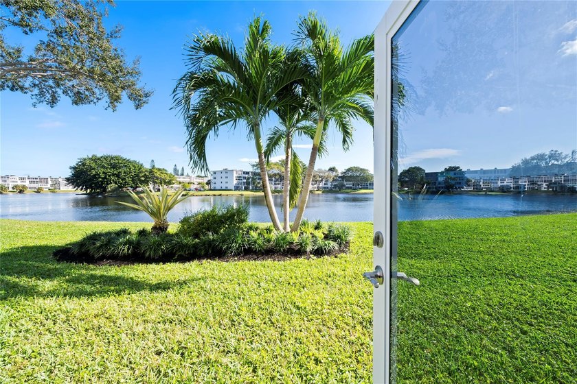 Absolutely stunning water and garden views from the patio of - Beach Condo for sale in Deerfield Beach, Florida on Beachhouse.com