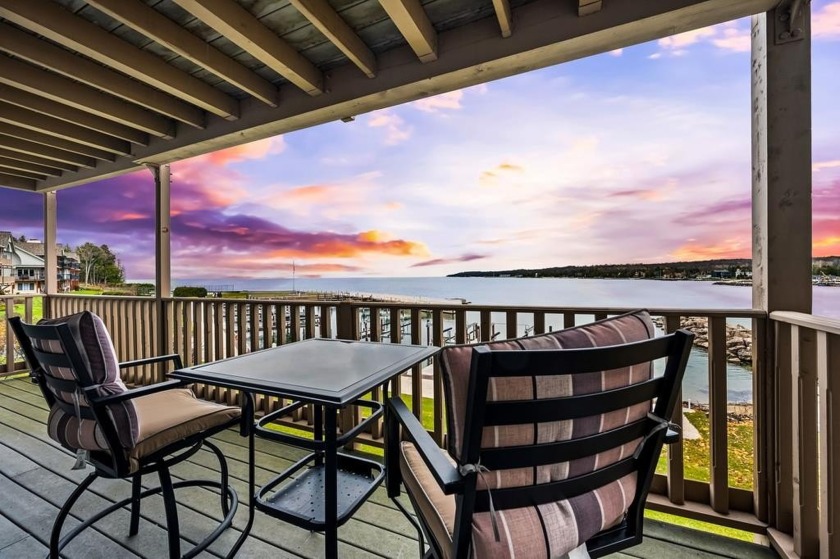 Stunning views from this second floor unit. A  large outdoor - Beach Condo for sale in Sister Bay, Wisconsin on Beachhouse.com