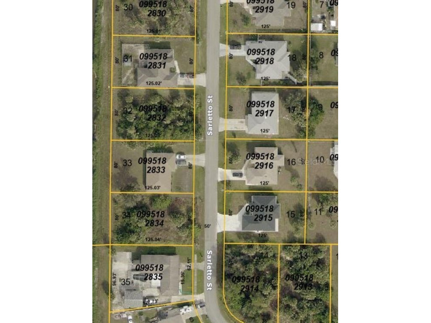 Build your dream home on this parcel located on Sarletto St in - Beach Lot for sale in North Port, Florida on Beachhouse.com