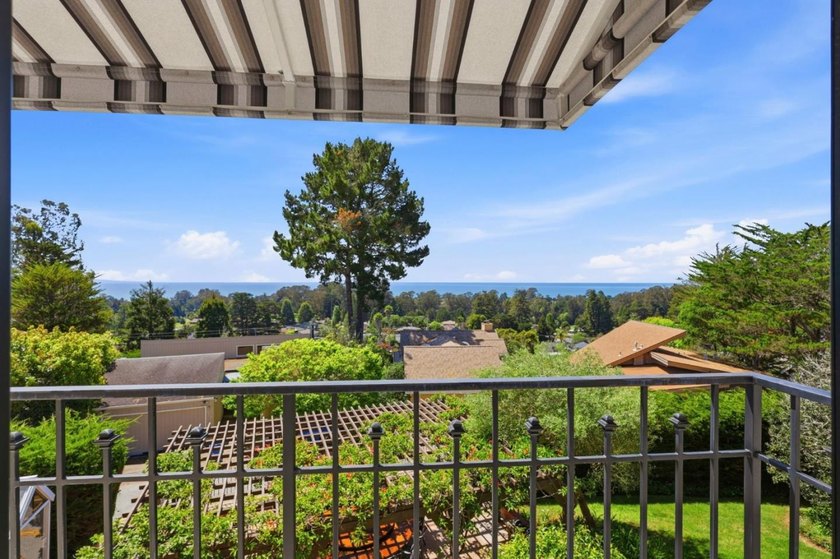 Tuscan-inspired villa with incredible OCEAN VIEWS on a private - Beach Home for sale in Aptos, California on Beachhouse.com