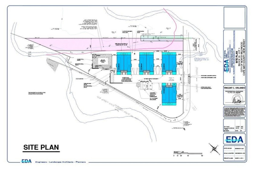 Fully approved for 8 - 2400 +- sq. ft townhomes.  Development is - Beach Lot for sale in North Wildwood, New Jersey on Beachhouse.com