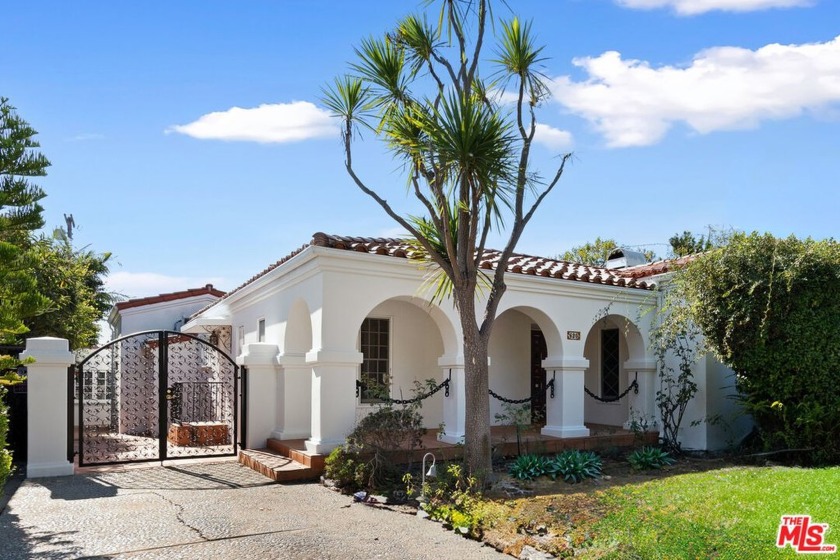 This stunning, remodeled Spanish-style home, set on a large - Beach Home for sale in Santa Monica, California on Beachhouse.com