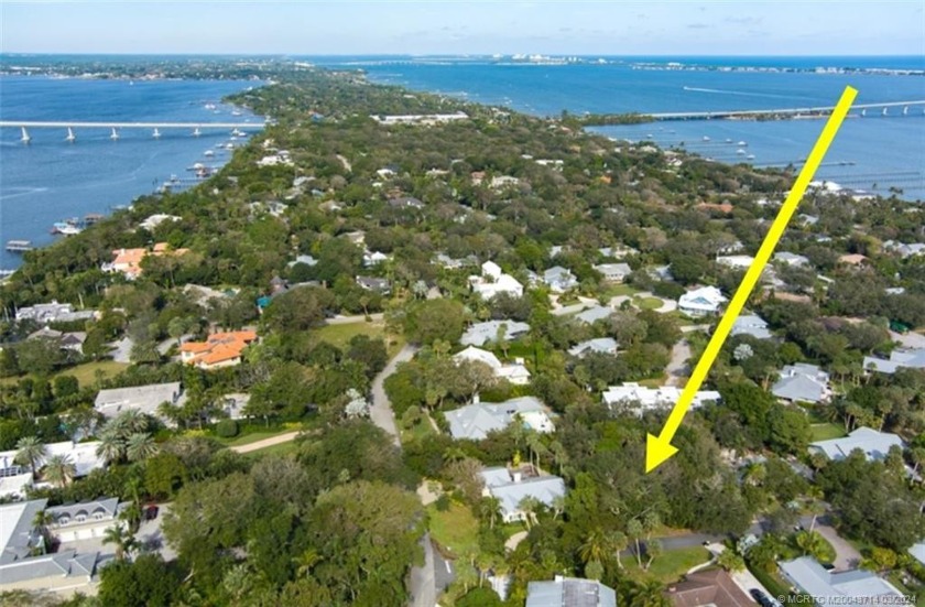 High & Dry single family residential lot in sought-after South - Beach Lot for sale in Sewalls Point, Florida on Beachhouse.com