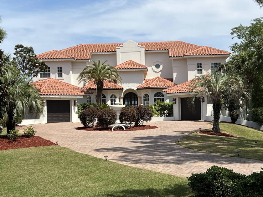 A magnificent custom Mediterranean estate situated on 100 ft of - Beach Home for sale in Santa Rosa Beach, Florida on Beachhouse.com