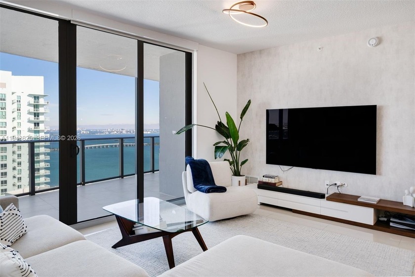 Enjoy expansive open bay views from the 48th floor at Aria on - Beach Condo for sale in Miami, Florida on Beachhouse.com