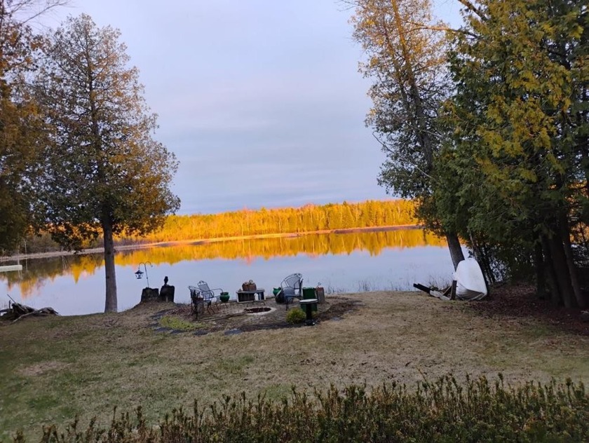 A cabin right on Kangaroo Lake!  Great view overlooking the Land - Beach Home for sale in Baileys Harbor, Wisconsin on Beachhouse.com