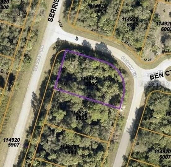 Large .37 acre lot with road access on three sides and not - Beach Lot for sale in North Port, Florida on Beachhouse.com