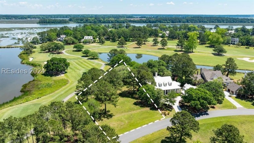 One of the best long views in Oldfield as you overlook hole #13 - Beach Lot for sale in Bluffton, South Carolina on Beachhouse.com