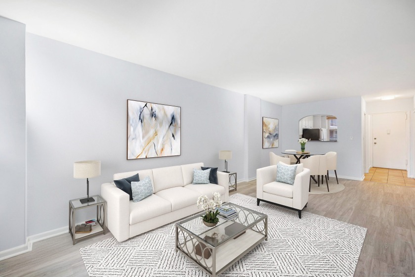 Nestled in a vibrant city setting, this beautifully updated and - Beach Condo for sale in Stamford, Connecticut on Beachhouse.com