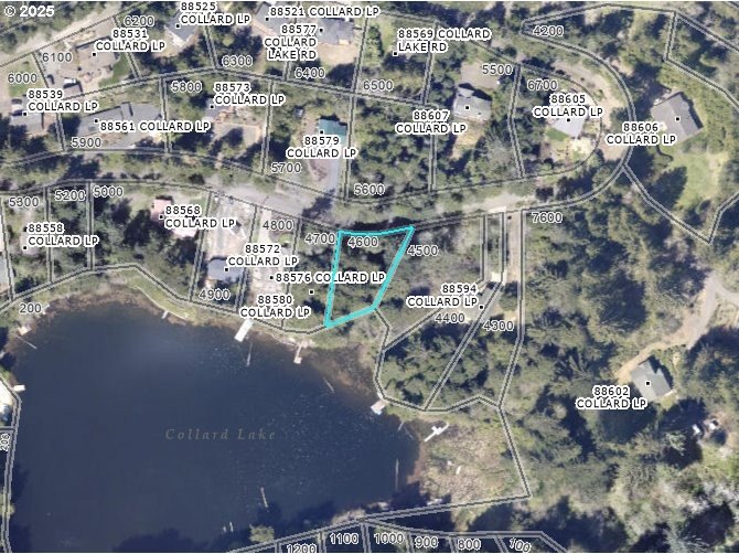 This 0.27-acre lot offers rare lake frontage on scenic Collard - Beach Lot for sale in Florence, Oregon on Beachhouse.com