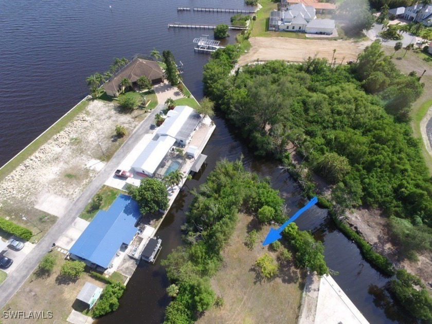 Imagine having a HALF ACRE building lot with 350 linear Feet of - Beach Lot for sale in North Fort Myers, Florida on Beachhouse.com