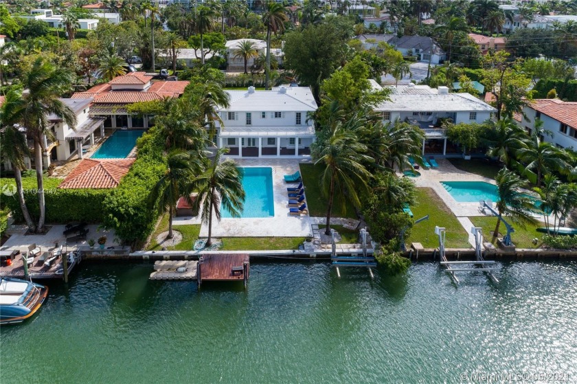 Tropical oasis with many original details on Gated Sunset Island - Beach Home for sale in Miami Beach, Florida on Beachhouse.com