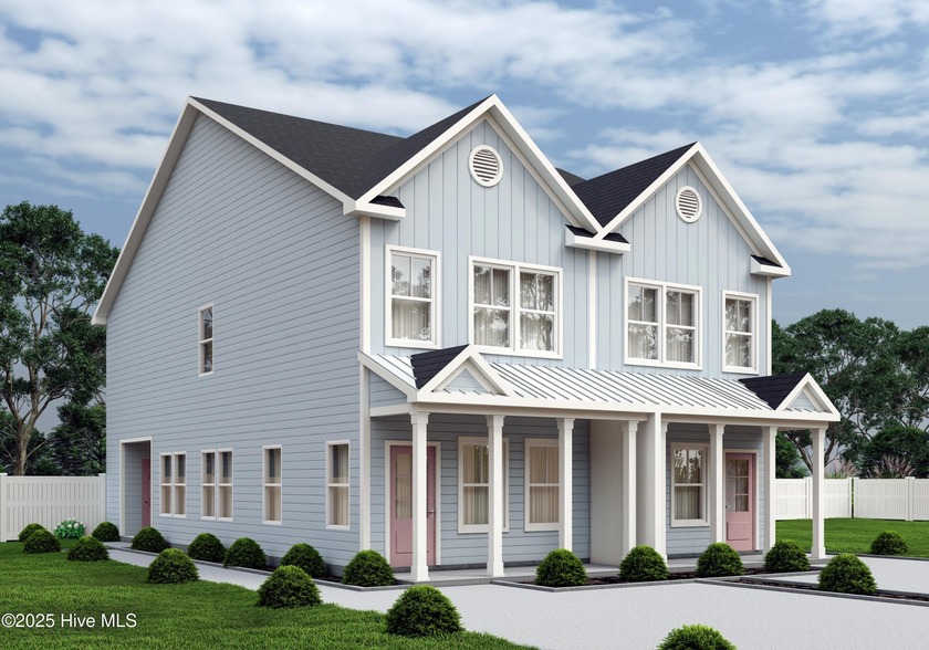 Introducing a brand-new townhome on Goldsboro Avenue-designed - Beach Townhome/Townhouse for sale in Carolina Beach, North Carolina on Beachhouse.com