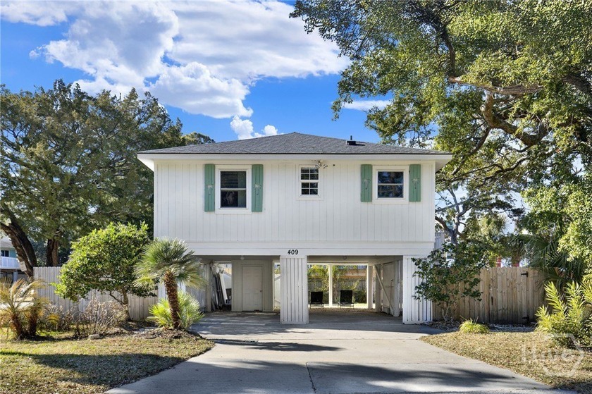 Just three blocks from the beach on a quiet street, this - Beach Home for sale in Tybee Island, Georgia on Beachhouse.com