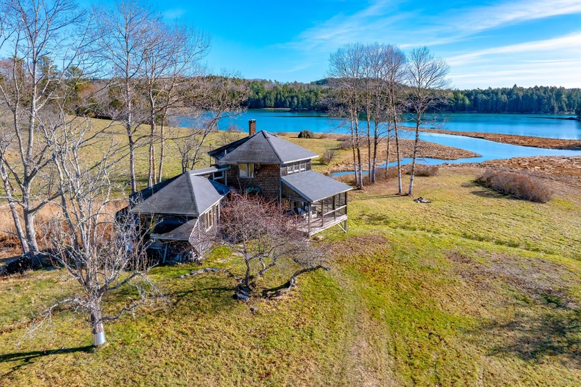 Discover a rare 4.16-acre waterfront retreat offering 700 feet - Beach Home for sale in Brooksville, Maine on Beachhouse.com