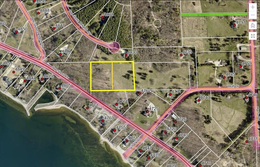 Nestled in the desirable Bay Shore Heights subdivision, this - Beach Lot for sale in Sturgeon Bay, Wisconsin on Beachhouse.com