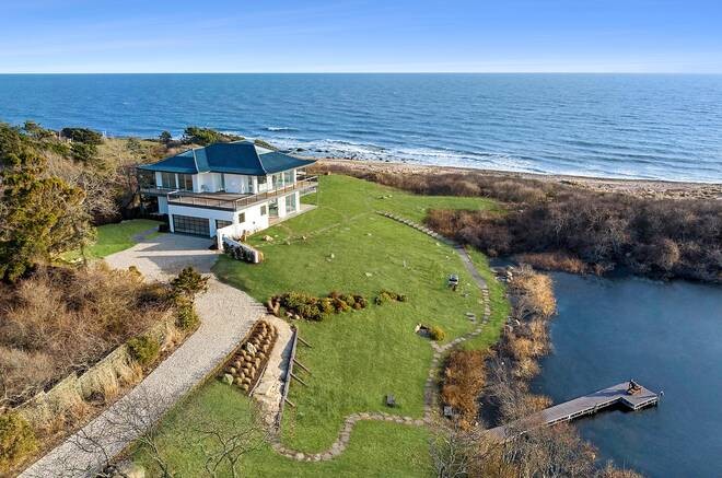 Re-envisioned for 2023, this beautiful and secluded Montauk - Beach Home for sale in Montauk, New York on Beachhouse.com
