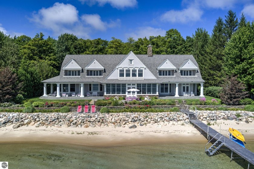 Set along prestigious Northport Point Road, this extraordinary - Beach Home for sale in Northport, Michigan on Beachhouse.com