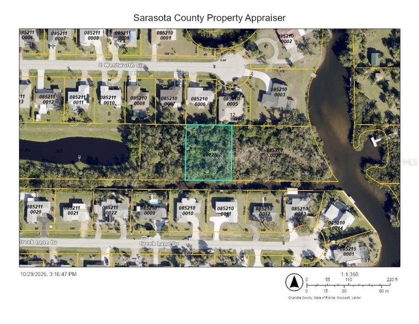 Oversized Waterfront Lot on Gottfried Creek - Gulf Access & - Beach Lot for sale in Englewood, Florida on Beachhouse.com