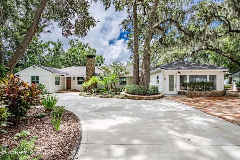 Serene and elegant one story 4 bedroom home with 219 feet on the - Beach Home for sale in Jacksonville, Florida on Beachhouse.com