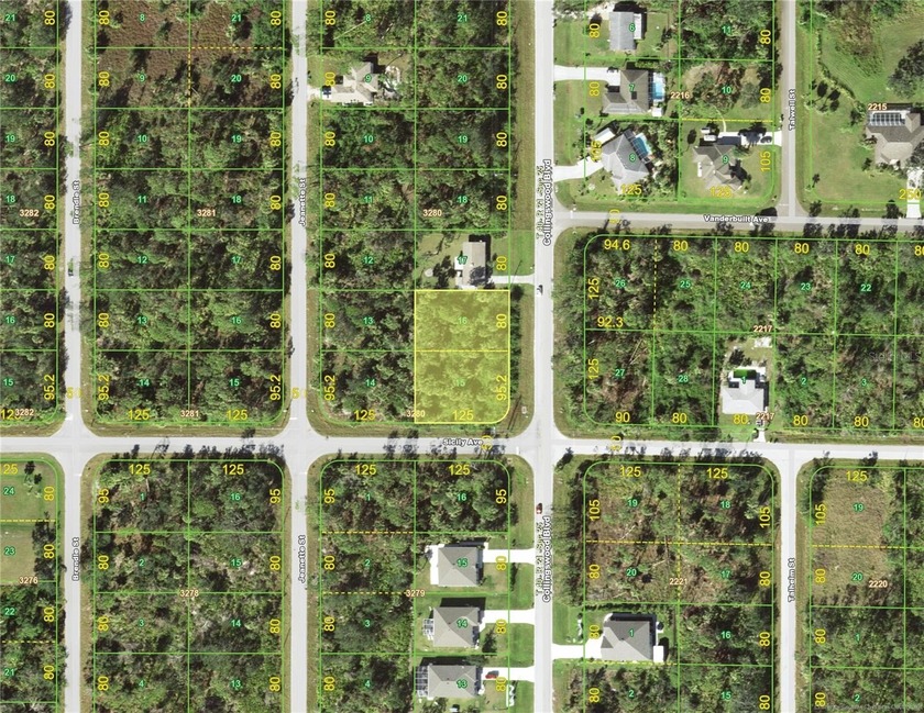This double lot is situated south of Edgewater Dr with water - Beach Lot for sale in Port Charlotte, Florida on Beachhouse.com