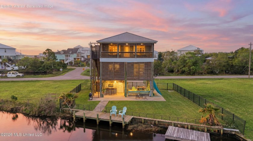 Waterfront living meets coastal charm in this beautifully - Beach Home for sale in Bay Saint Louis, Mississippi on Beachhouse.com
