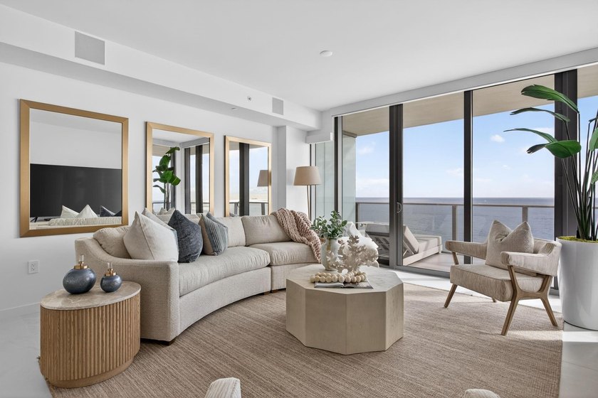Stunning Southeast corner beachfront residence at Solemar with a - Beach Condo for sale in Pompano Beach, Florida on Beachhouse.com