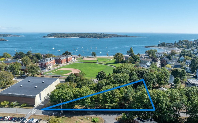 Ocean views from this elevated lot in one of South Portland's - Beach Lot for sale in South Portland, Maine on Beachhouse.com