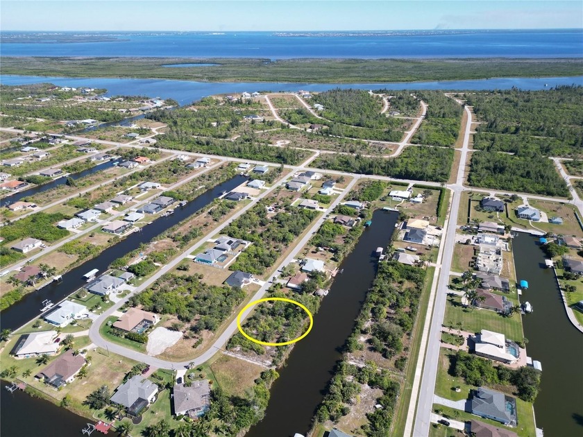This southern-exposure, one-bridge waterfront building lot in - Beach Lot for sale in Port Charlotte, Florida on Beachhouse.com