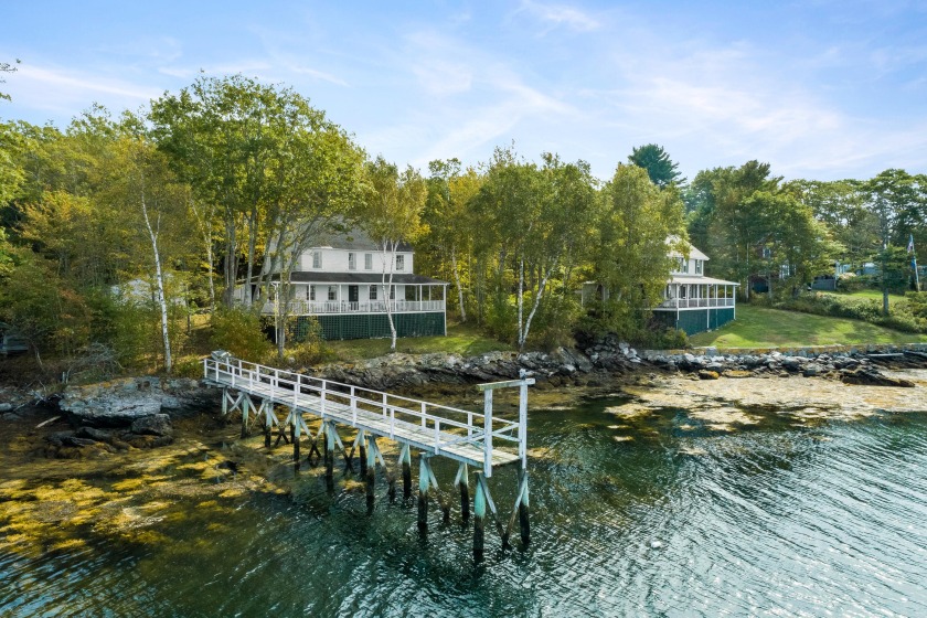 Outstanding waterfront location along the shores of Linekin Bay - Beach Home for sale in Boothbay, Maine on Beachhouse.com