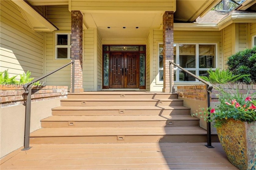 Sit on your porch and enjoy watching the great golf of Long Cove - Beach Home for sale in Hilton Head Island, South Carolina on Beachhouse.com